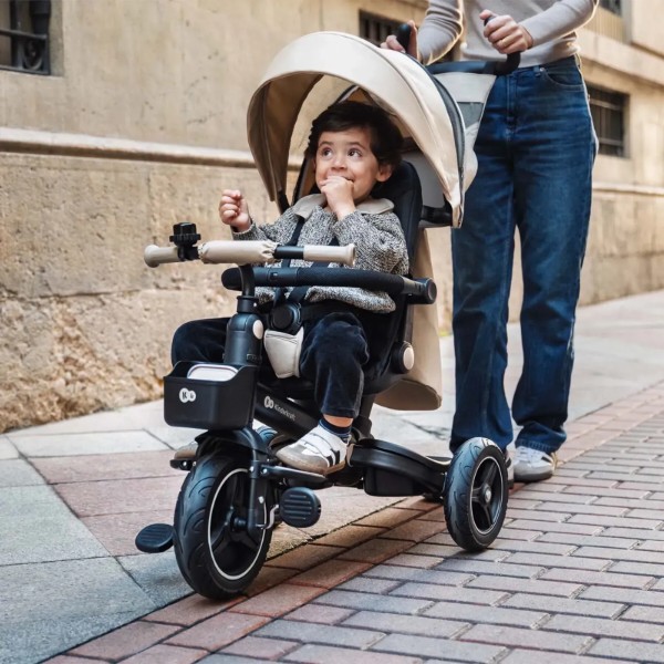 Фото - Трёхколёсный велосипед Kinderkraft Spinstep 2 Plus Beige (KRSPST02GREPL00)